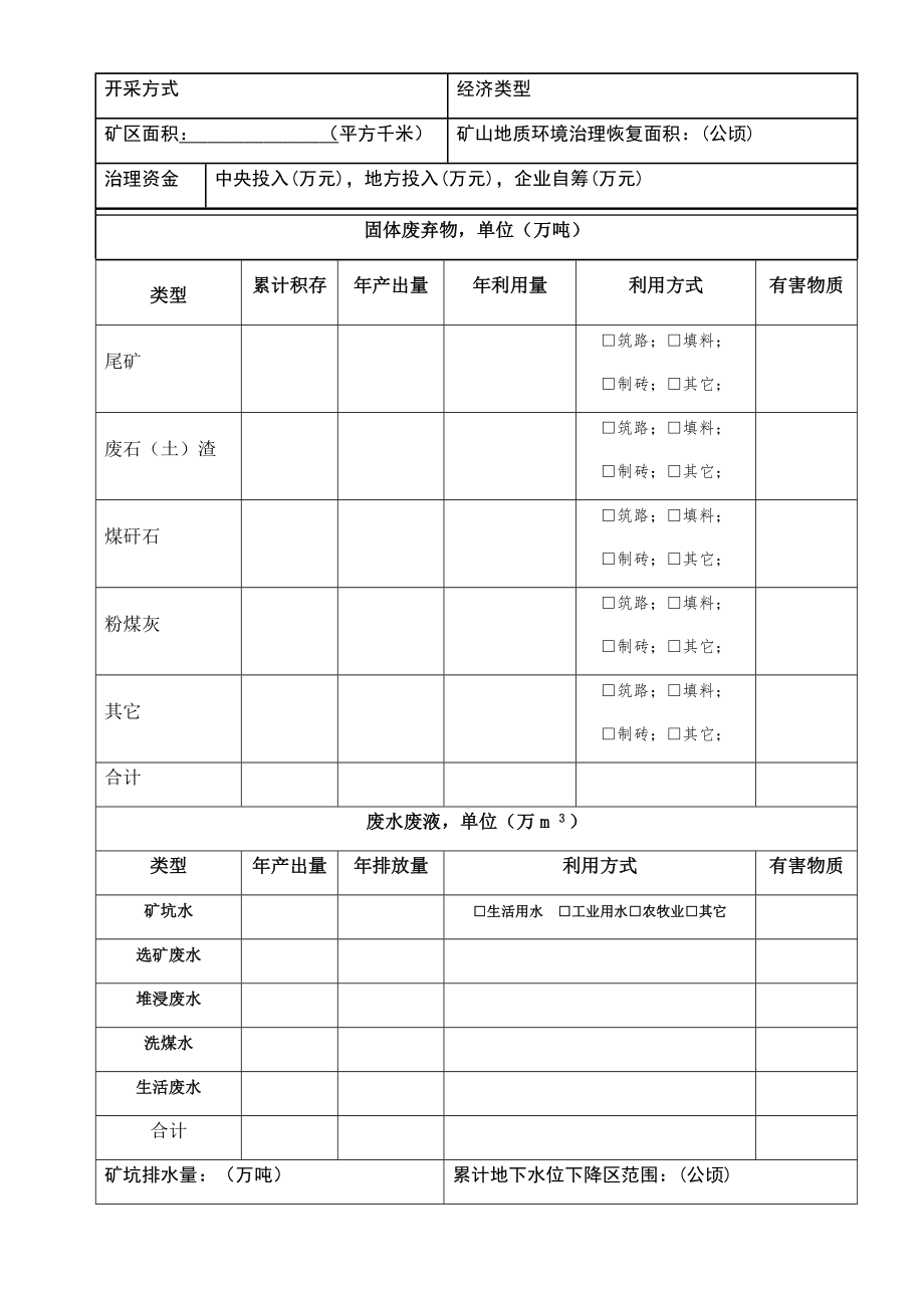 省级矿山地质环境调查成果要求_第4页