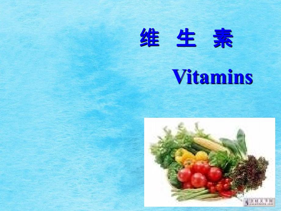 药学维生素ppt课件_第1页