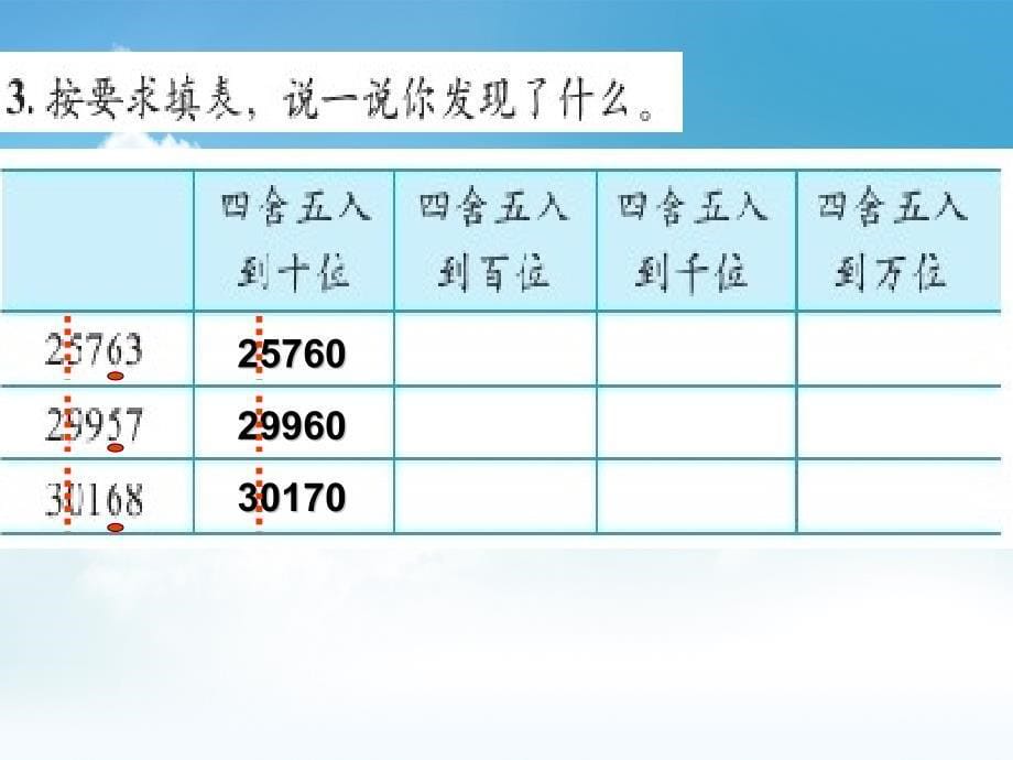 新编北师大版四年级上册1.4近似数练习课ppt课件_第5页