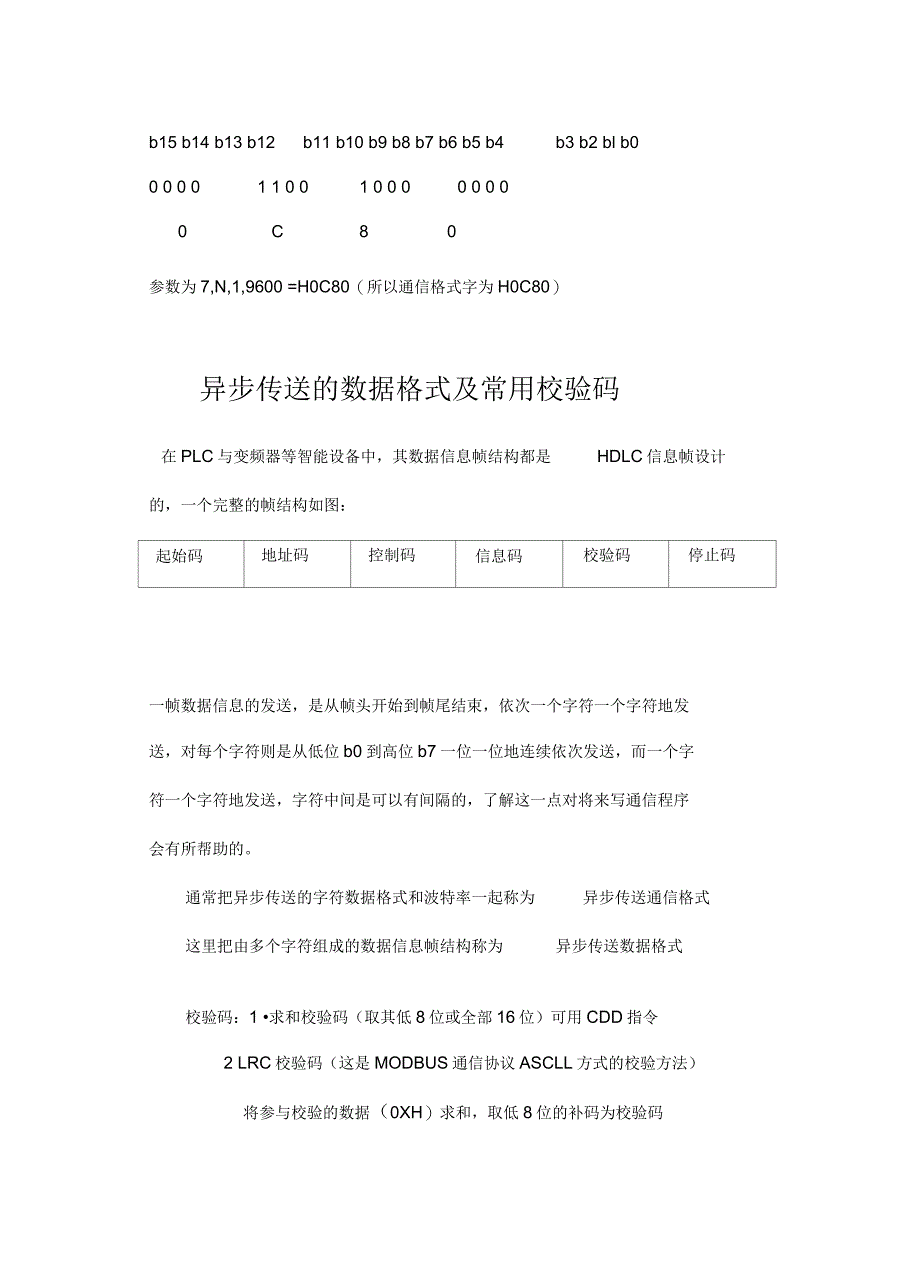 菱PLC通信格式字_第4页