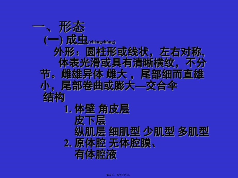 医学专题—最常见的线虫成虫寄生于小肠_第5页