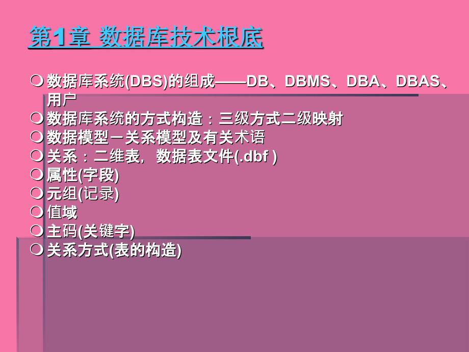 福建农林大学一级计算机复习材料ppt课件_第4页