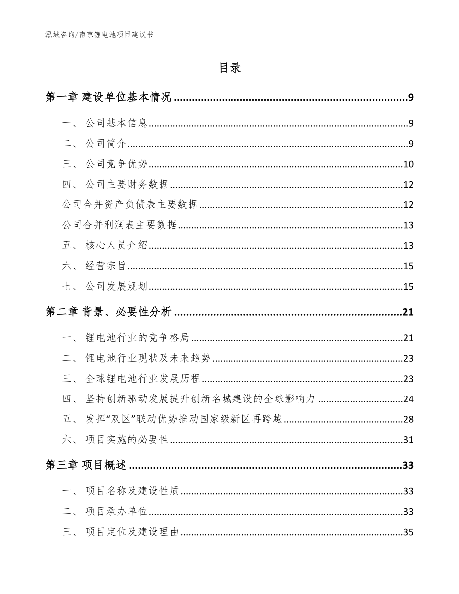 南京锂电池项目建议书【范文参考】_第2页