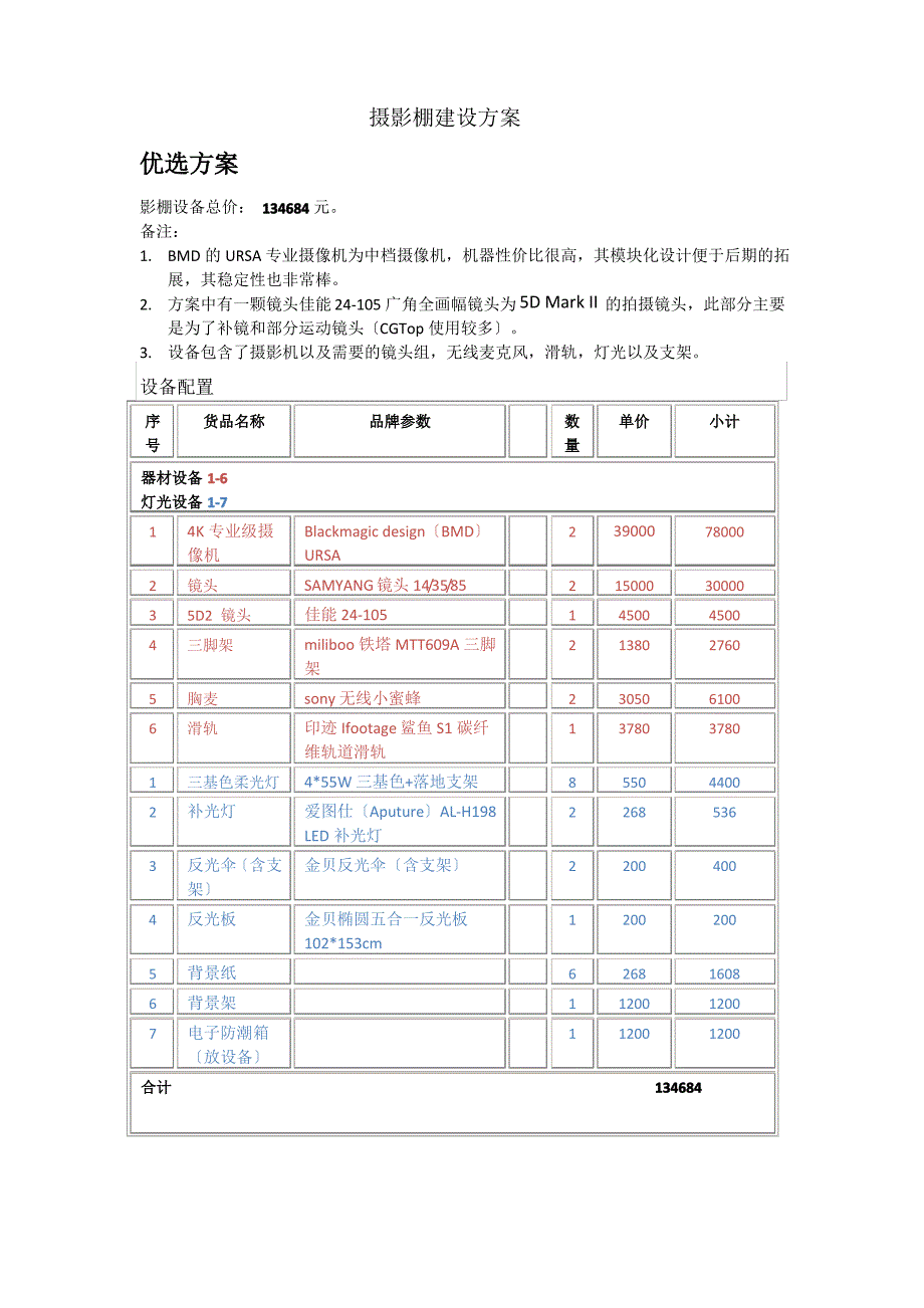 摄影棚建设方案_第1页