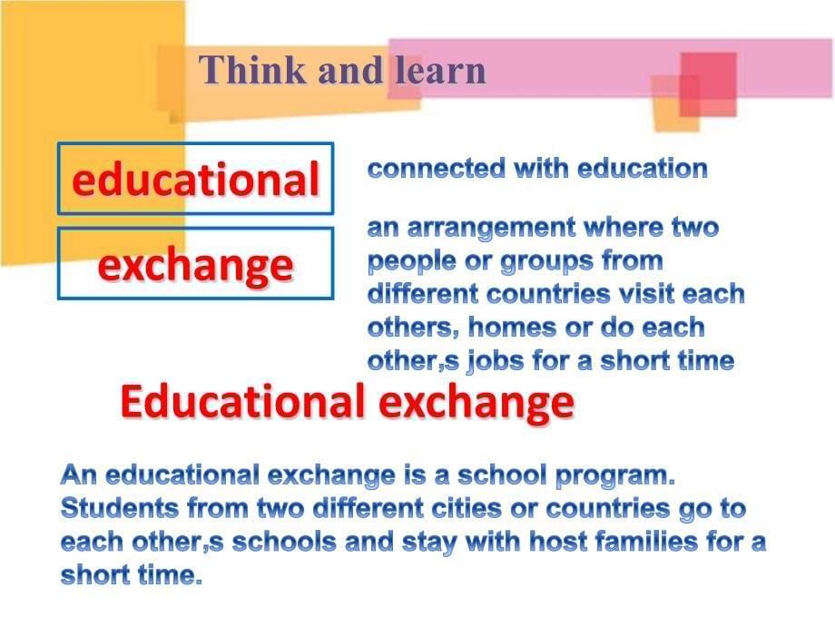 Unit 5 Educational exchanges-Getting ready&amp;ampReading.ppt_第5页