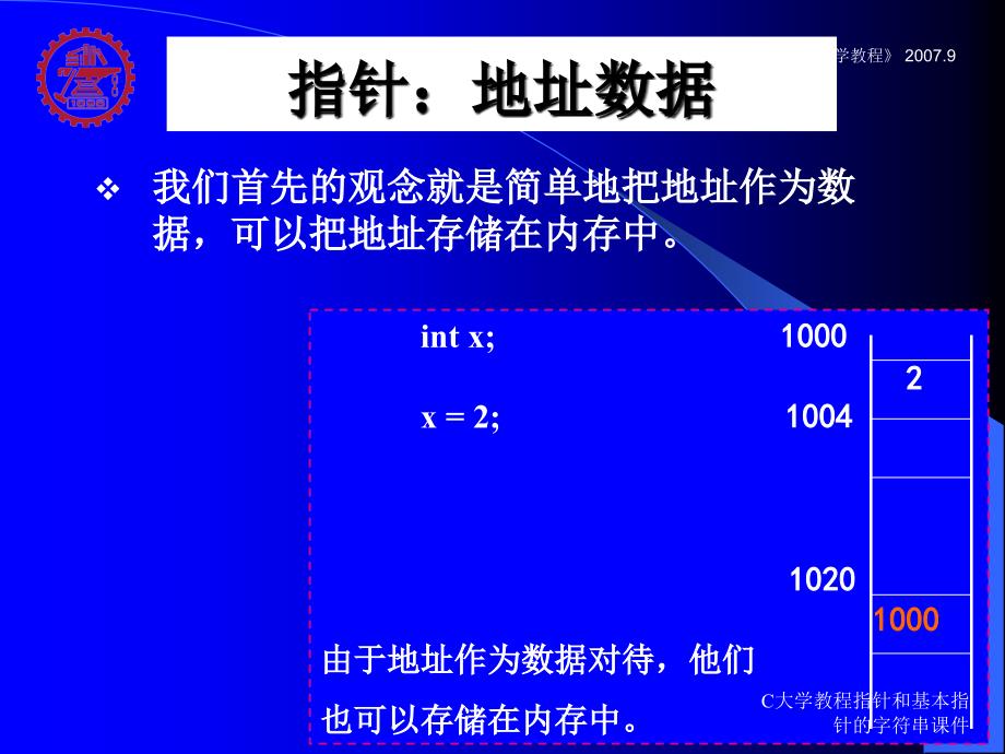 C大学教程指针和基本指针的字符串课件_第2页