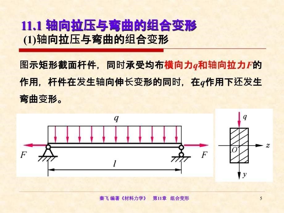 秦飞编著材料力学第11章组合变形_第5页