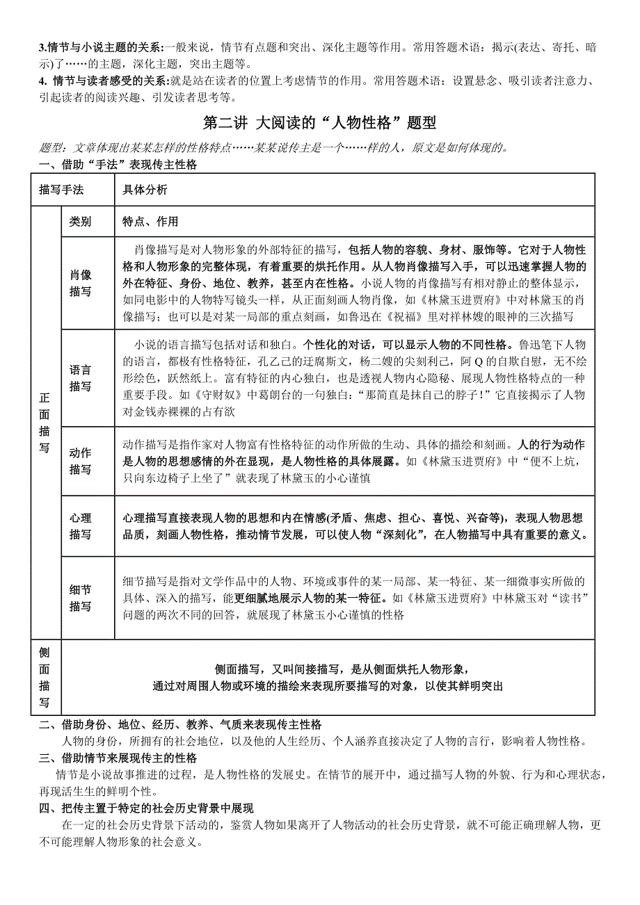 语文大阅读复习笔记_第3页