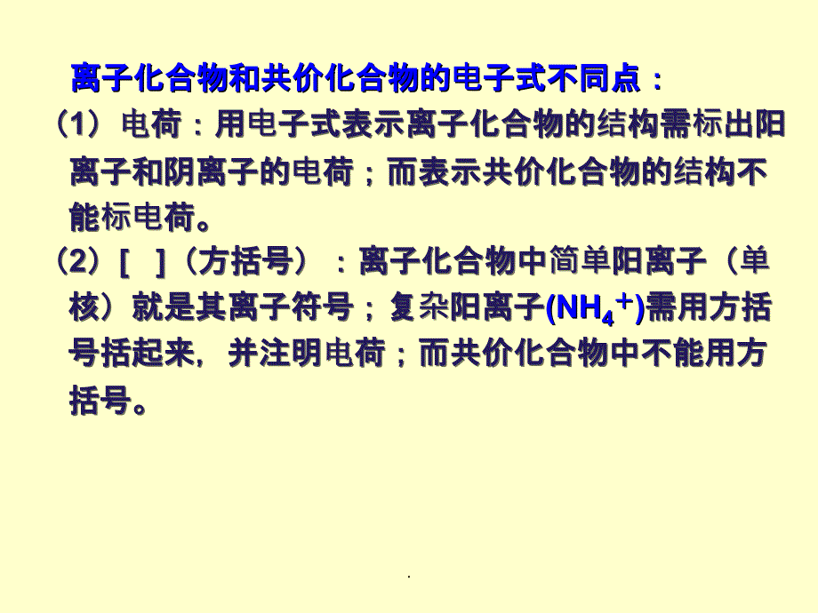 高一化学电子式结构式的书写方法_第4页