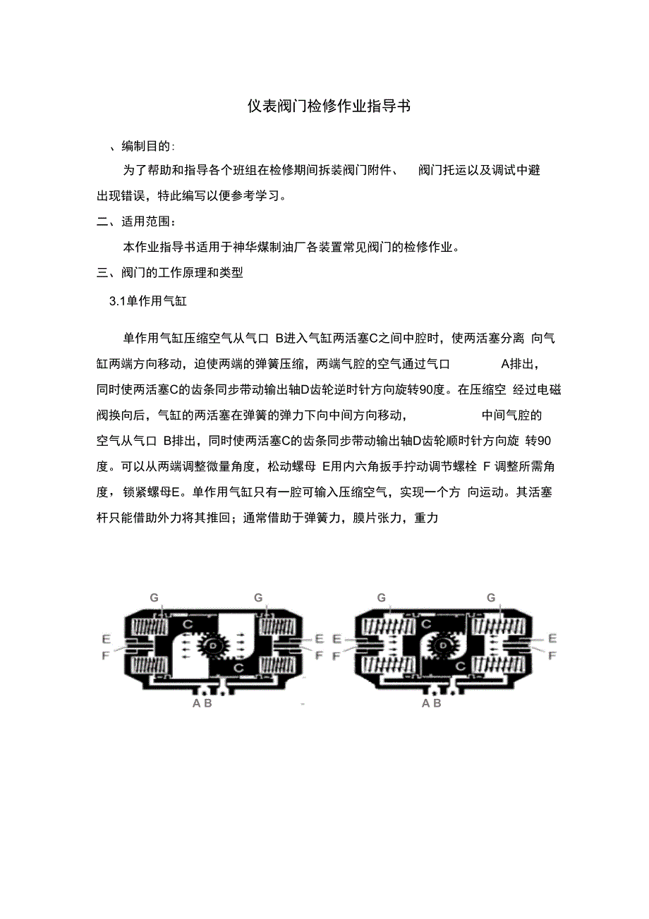 阀门检修作业指导书_第1页