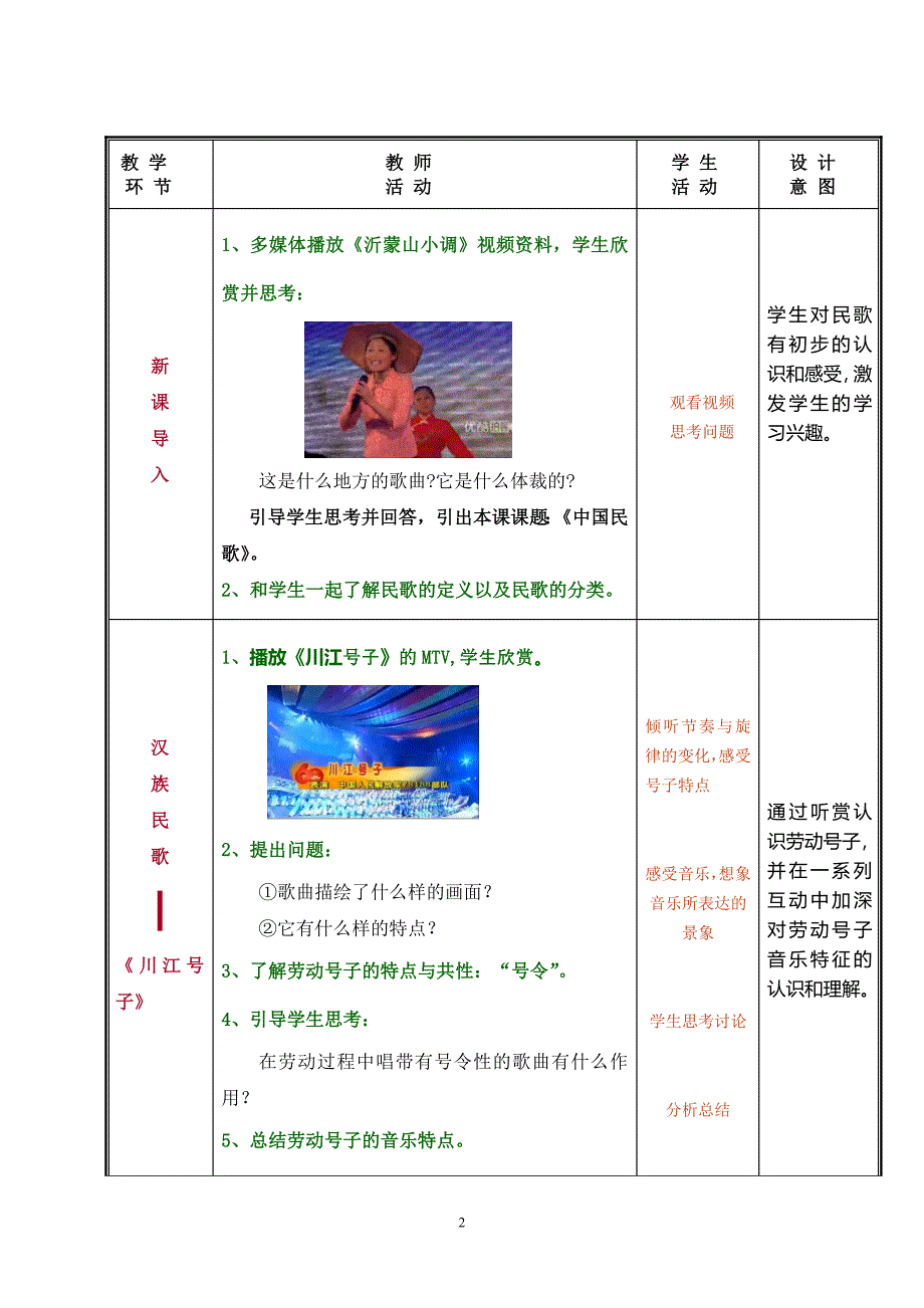 公共艺术(音乐篇)教学设计--中国民歌.doc_第2页