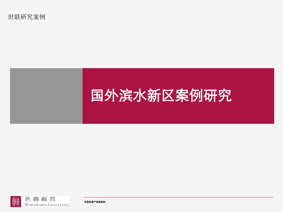 国外滨水新区案例研究_第1页