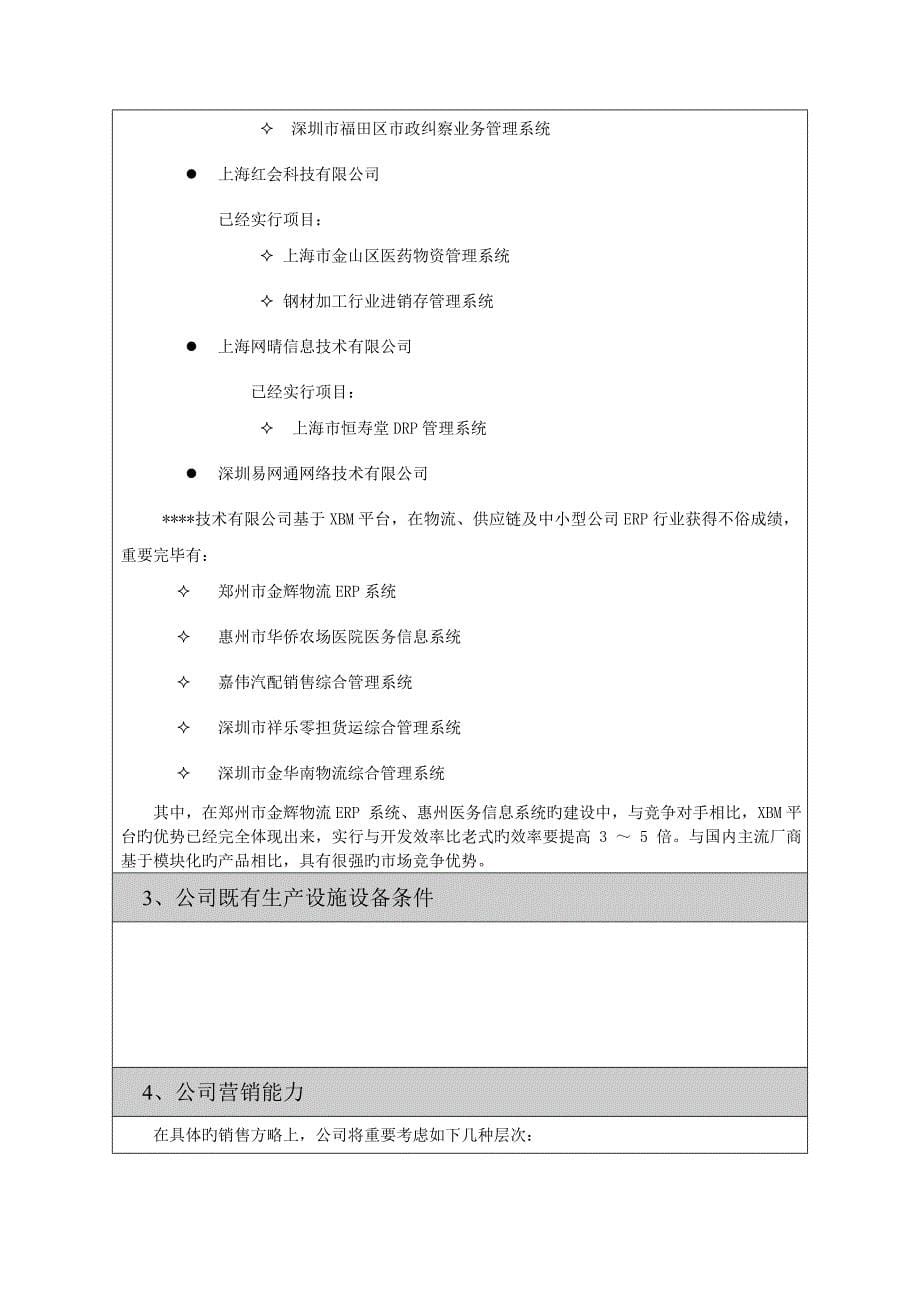 it管理软件领域商业综合计划书_第5页