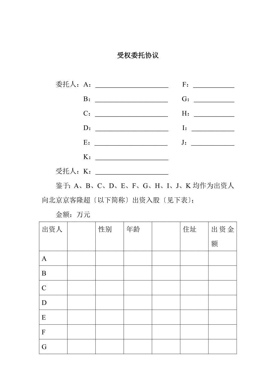 授权委托协议_第1页