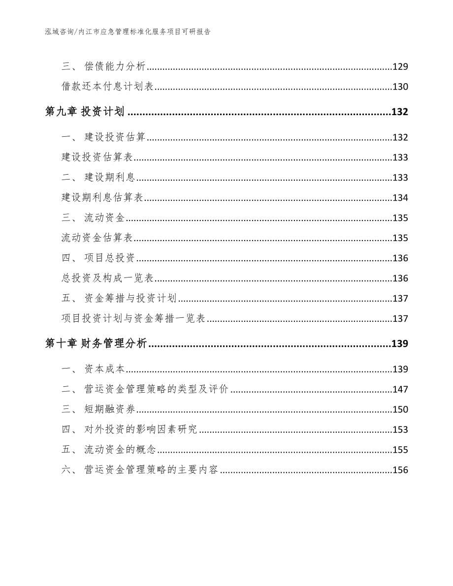 内江市应急管理标准化服务项目可研报告_第5页