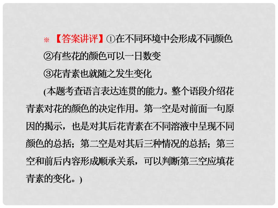 高考语文第一轮总复习 语言表达简明、连贯、得体、准确、鲜明、生动课件_第3页