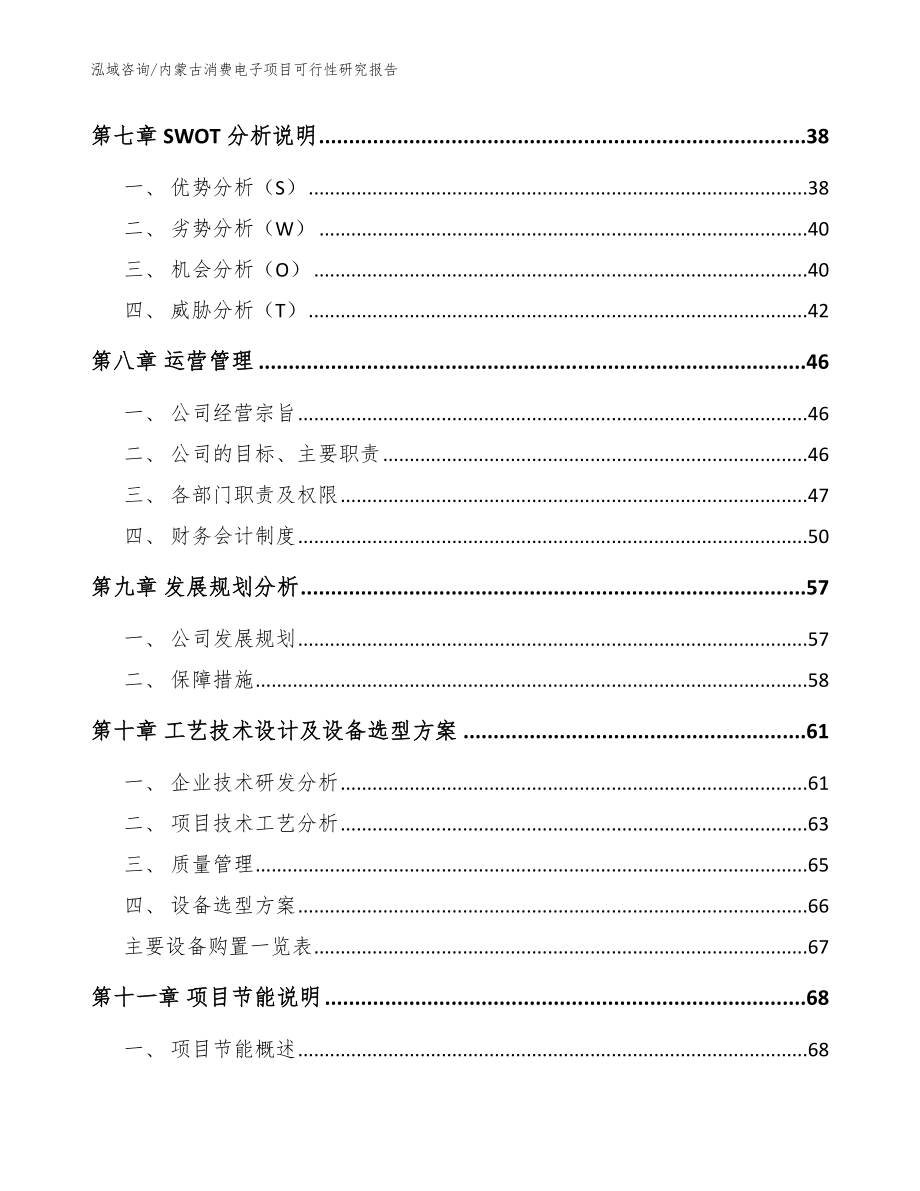 内蒙古消费电子项目可行性研究报告_模板范文_第4页