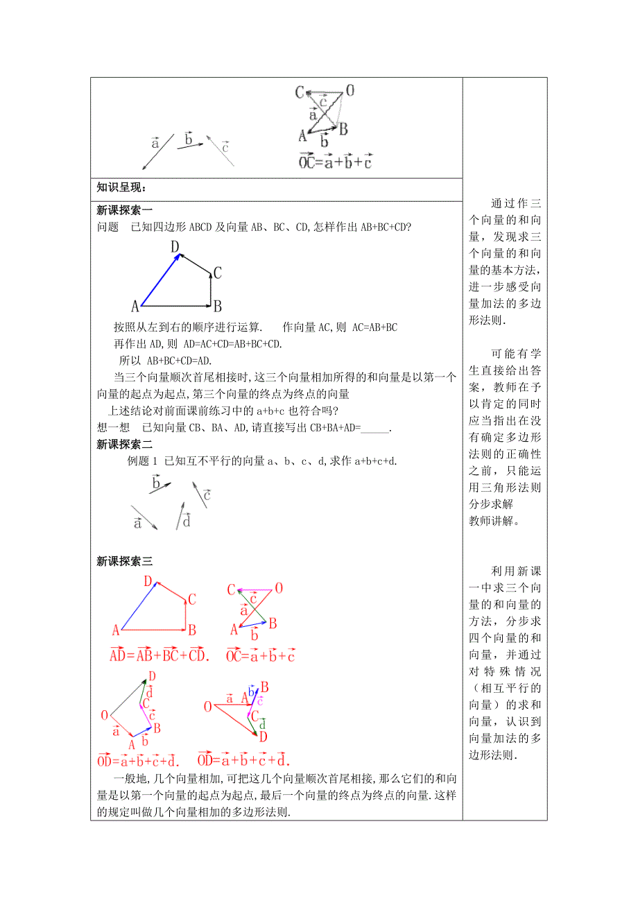 最新 八年级数学下册22.8平面向量的加法2教案沪教版五四制_第2页