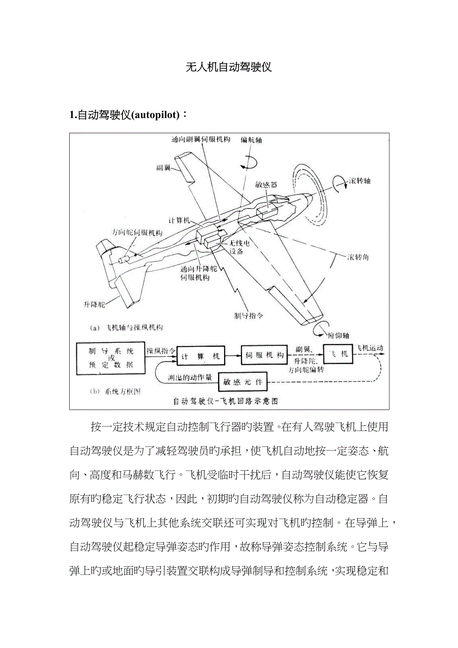 无人机自动驾驶仪_第1页