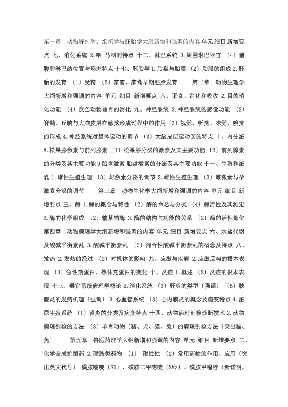 年执业兽医新增内容_第1页