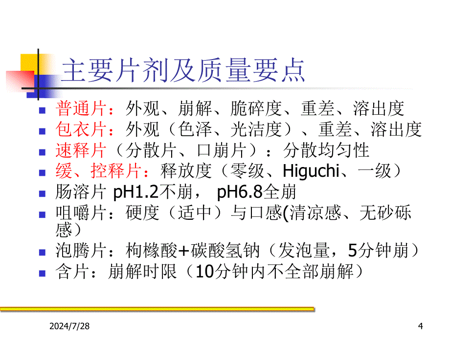 片剂生产工艺及要点_第4页