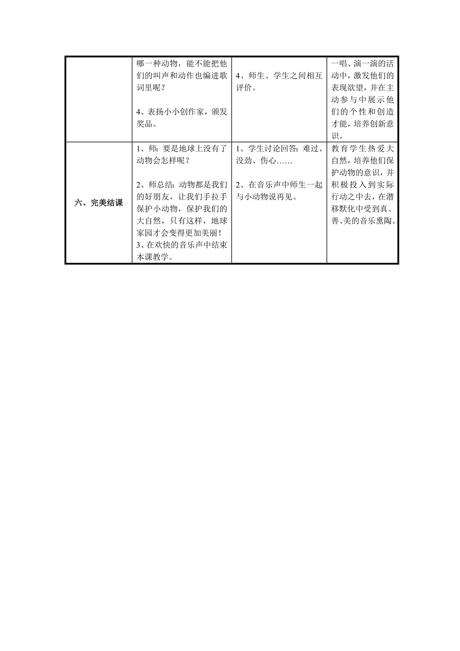 人教版小学音乐小《我的小绵羊》教学设计_第4页