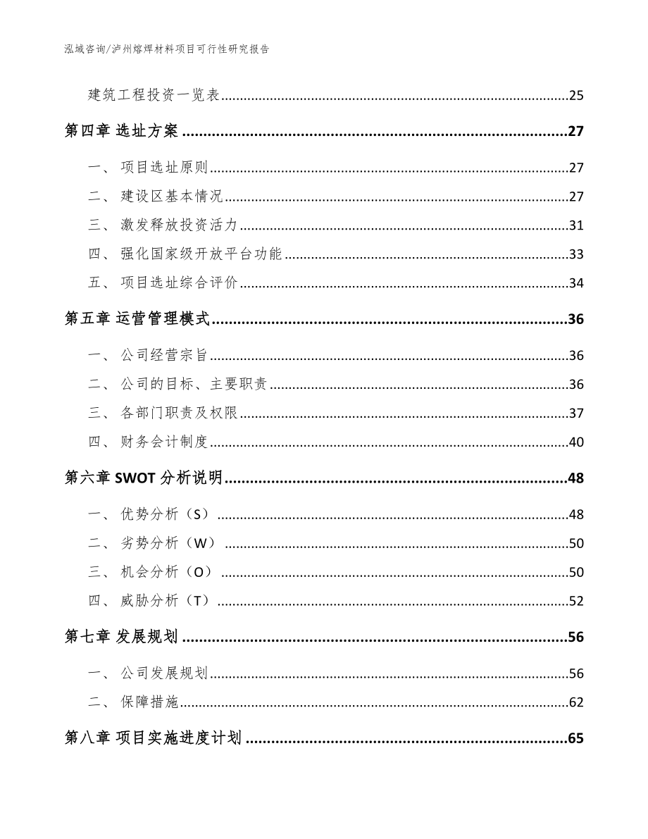 泸州熔焊材料项目可行性研究报告_模板范本_第2页