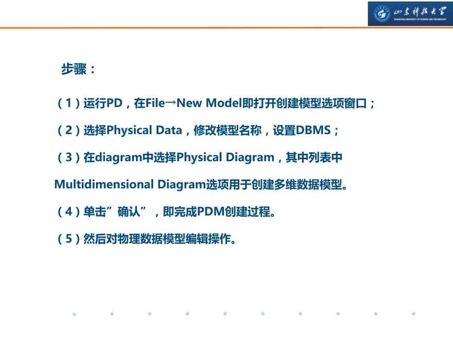 PowerDesign建立物理数据模型.ppt_第5页