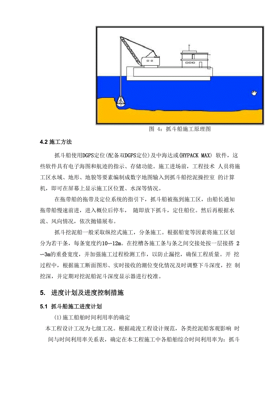 七十二泾项目抓斗船清淤专项施工方案_第4页