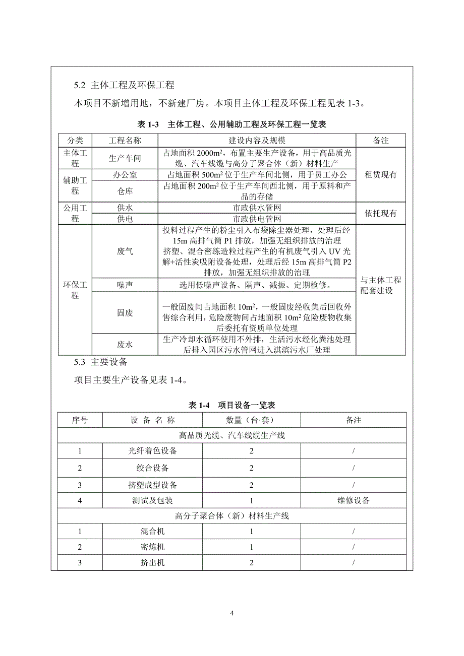 河南澳科新材料科技有限公司年产2000万米高品质光缆、汽车线缆及3000吨高分子聚合体新材料项目环境影响报告.doc_第4页