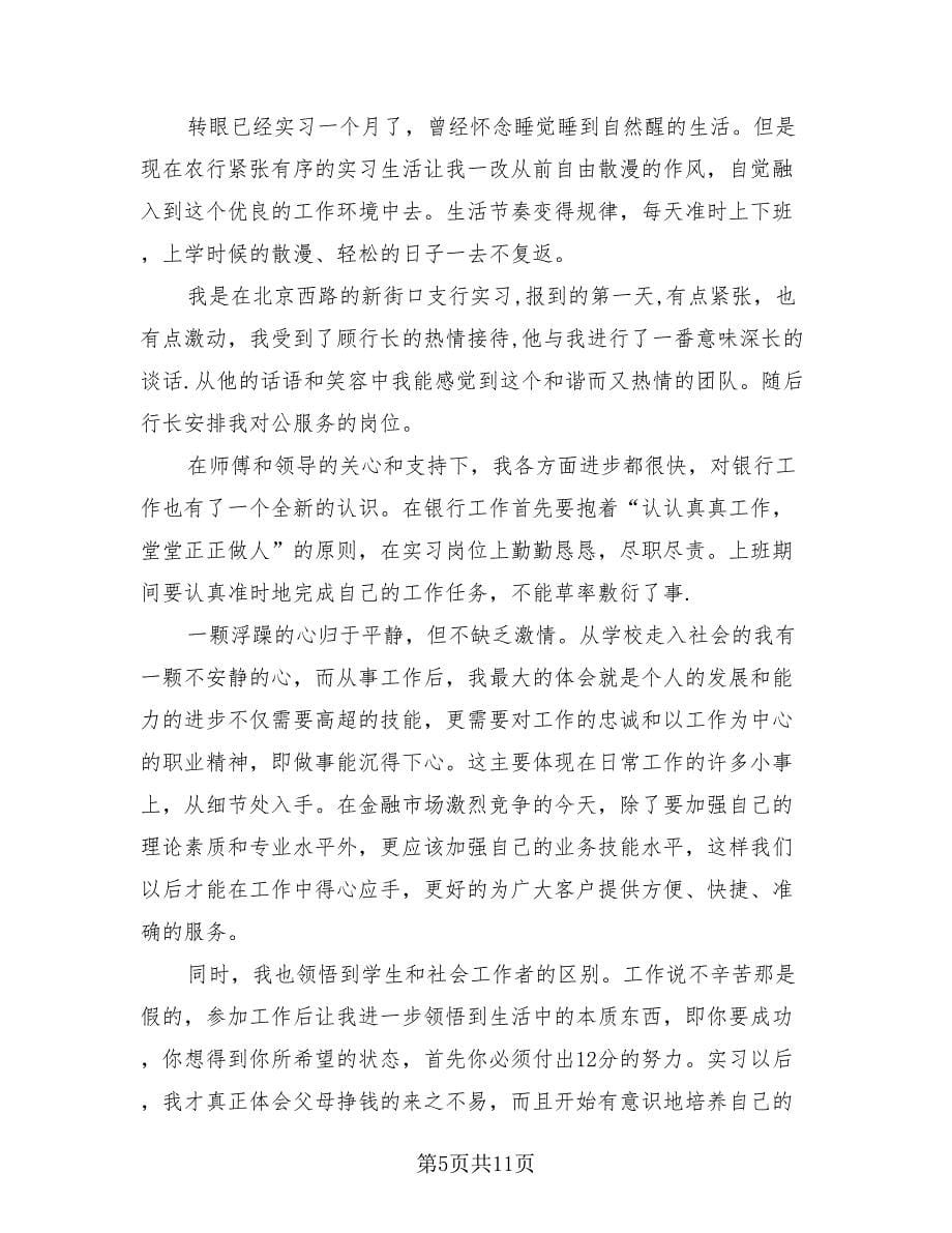 银行个人实习总结报告范文（3篇）.doc_第5页