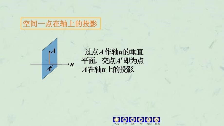 向量在轴上的投影与投影定理课件_第5页