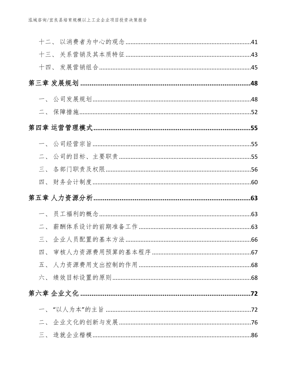 宜良县培育规模以上工业企业项目投资决策报告_模板_第3页