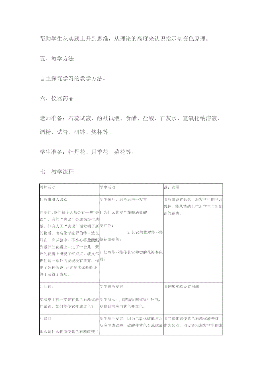 常见的酸和碱教学设计_第2页