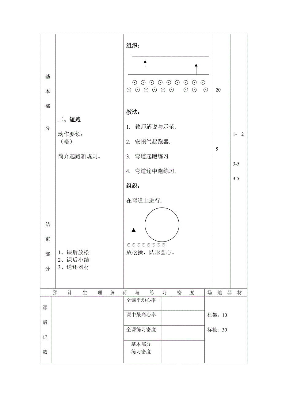 2022田径学期教案全套_第4页