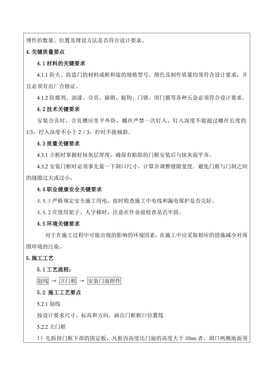 防火、防盗门门窗工程技术交底.doc_第2页