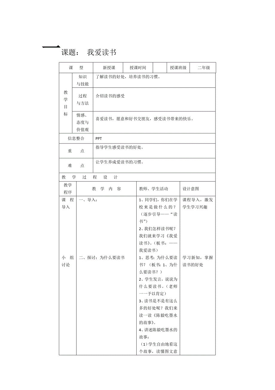 二年下册校本教材教案人与自我_第1页