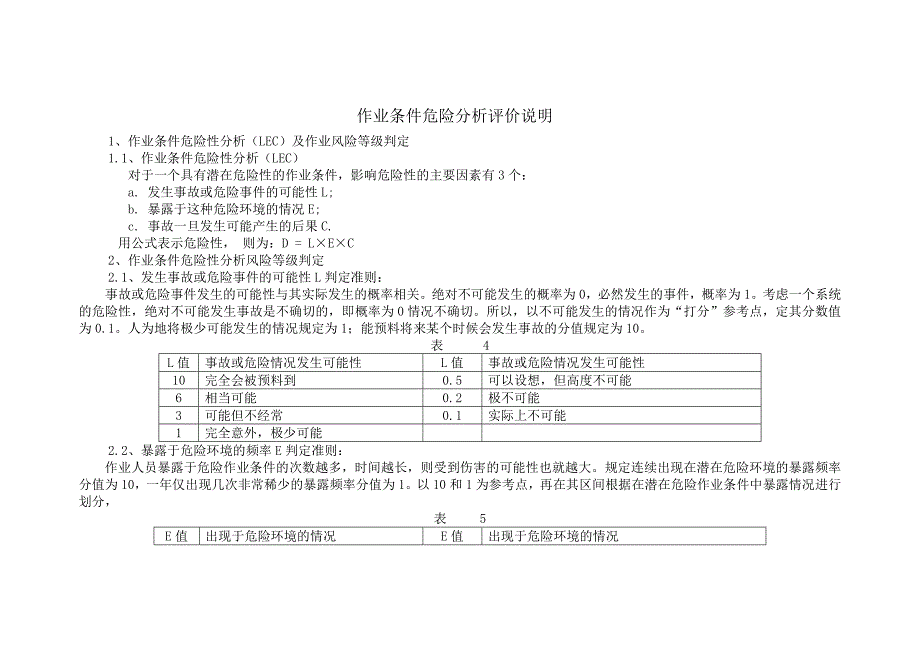 作业条件危险分析（LEC）评价表_第3页