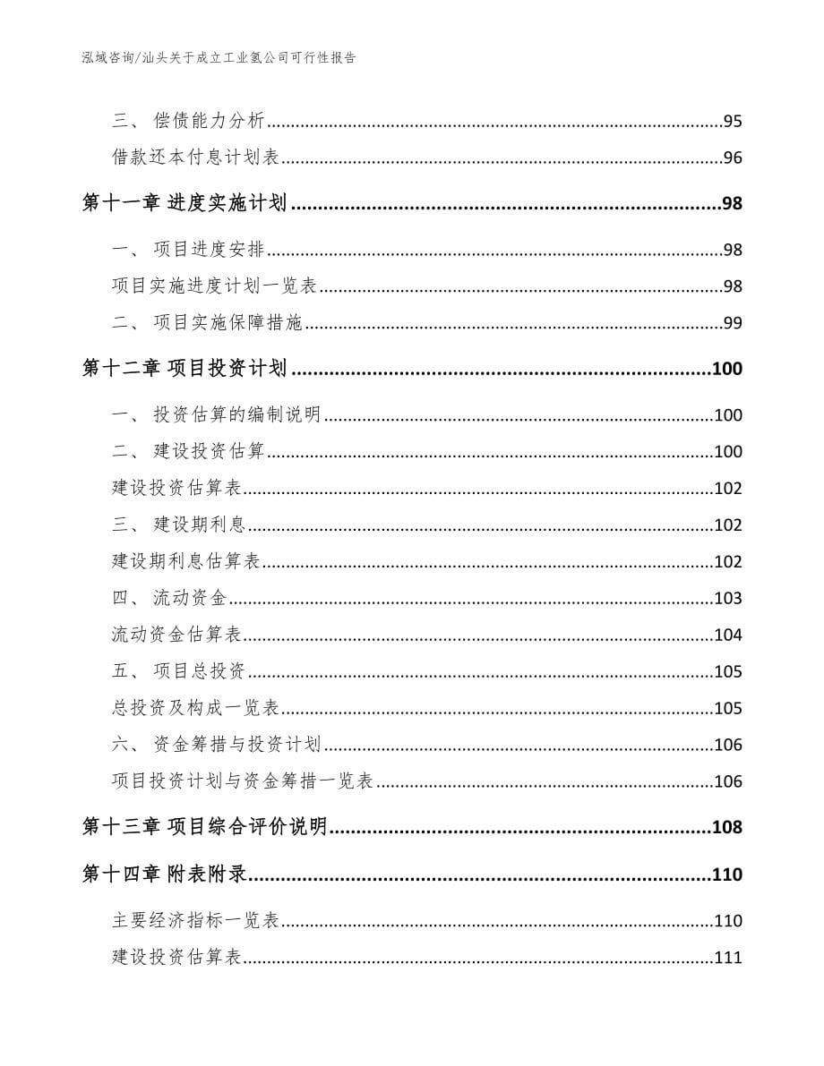 汕头关于成立工业氢公司可行性报告_第5页