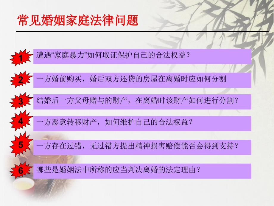 婚姻法普法讲座ppt课件_第3页