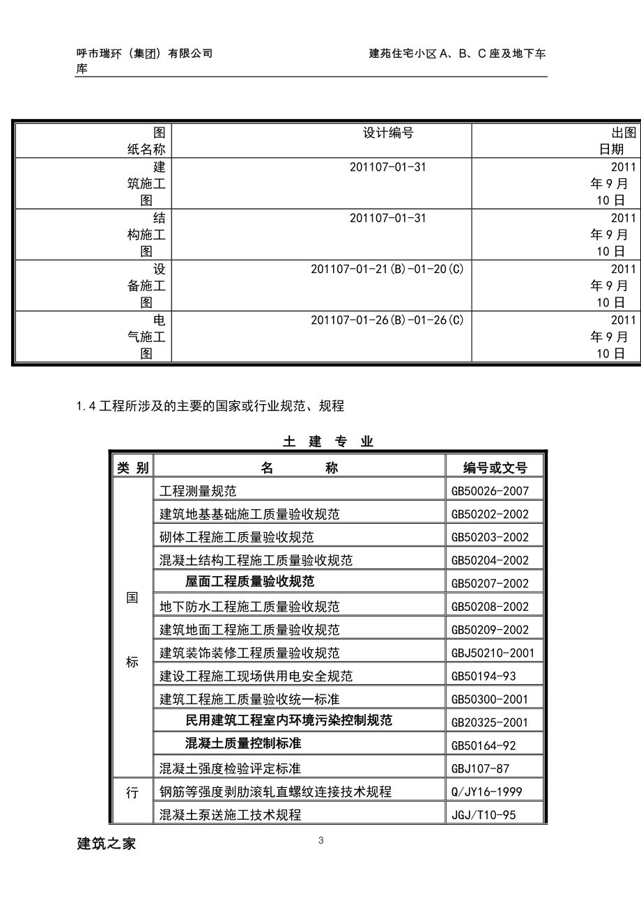 【精品】内蒙古建筑职业技术学院建苑住宅小区A座、B座、C座及地下车库施工组织设计_第5页