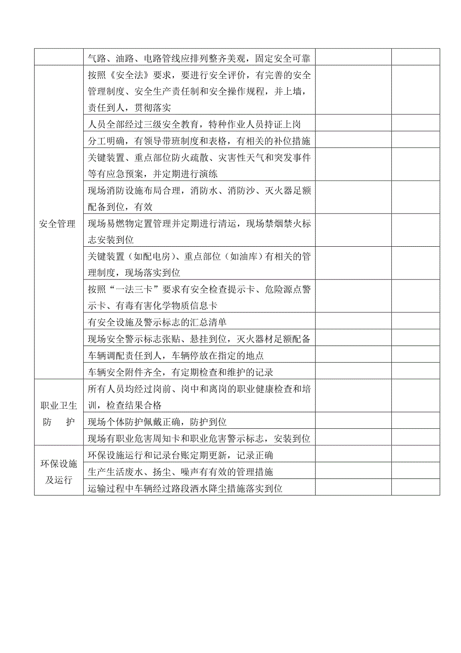 混凝土搅拌站安全检查表_第3页