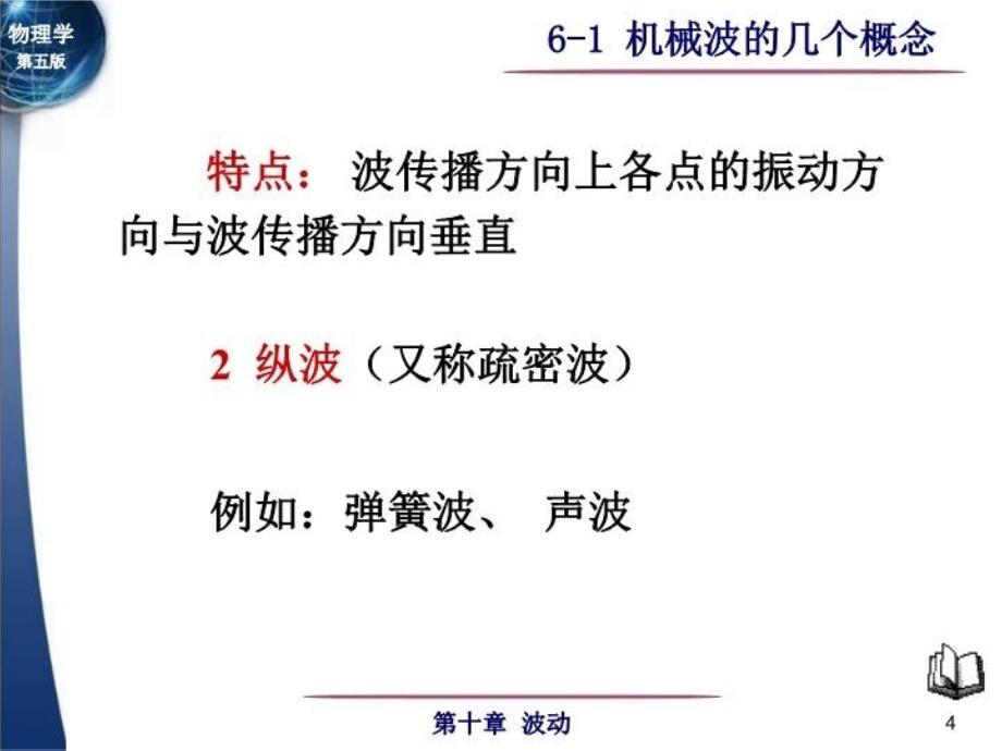 最新大学物理机械波及波的形式波长波线及波面波速教学课件_第4页