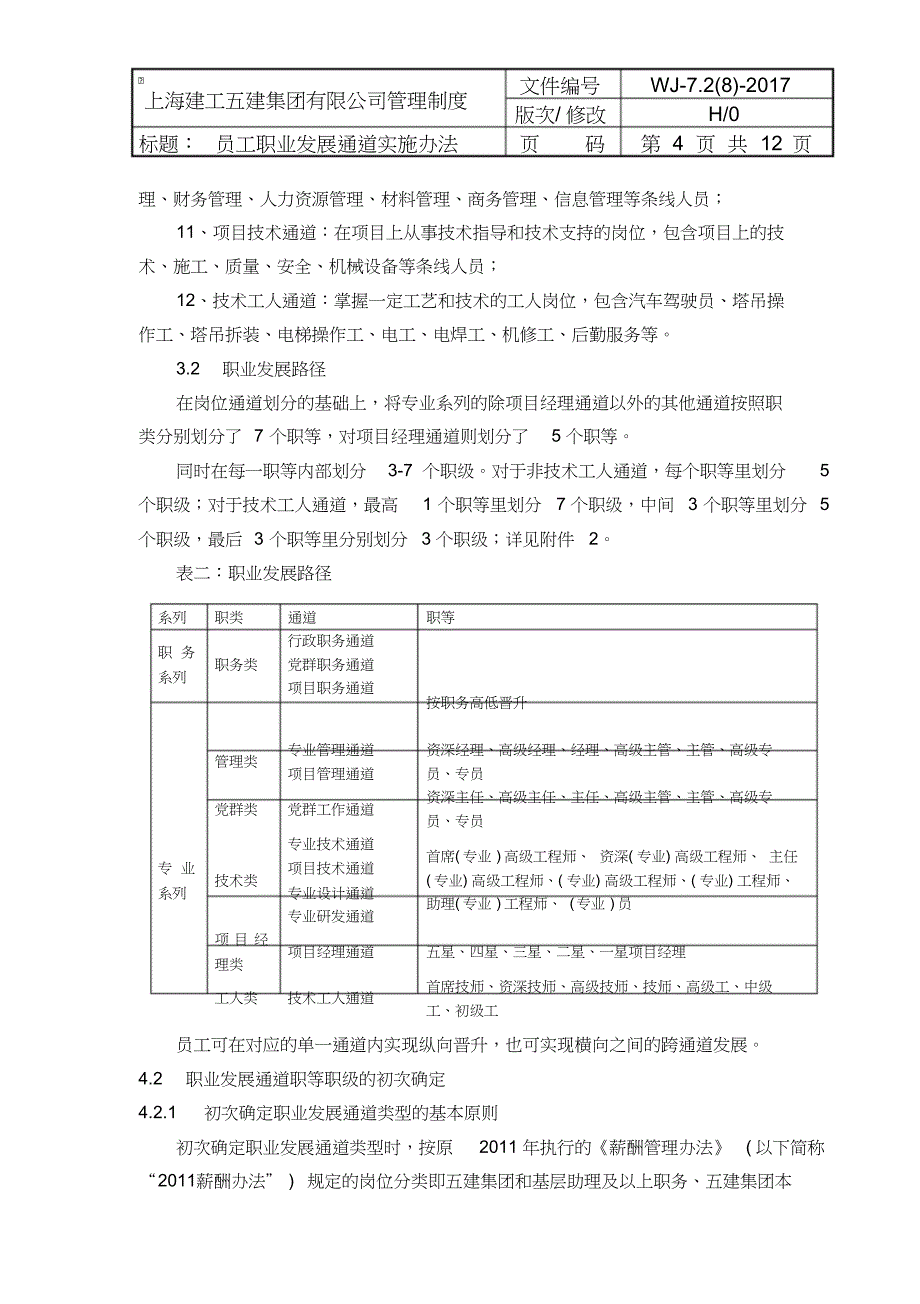 员工职业发展通道实施办法_第4页