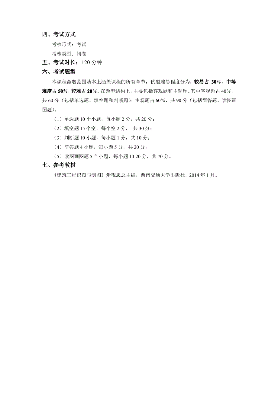 黄冈师范学院2021年工程造价专业《专业综合》考试大纲_第3页