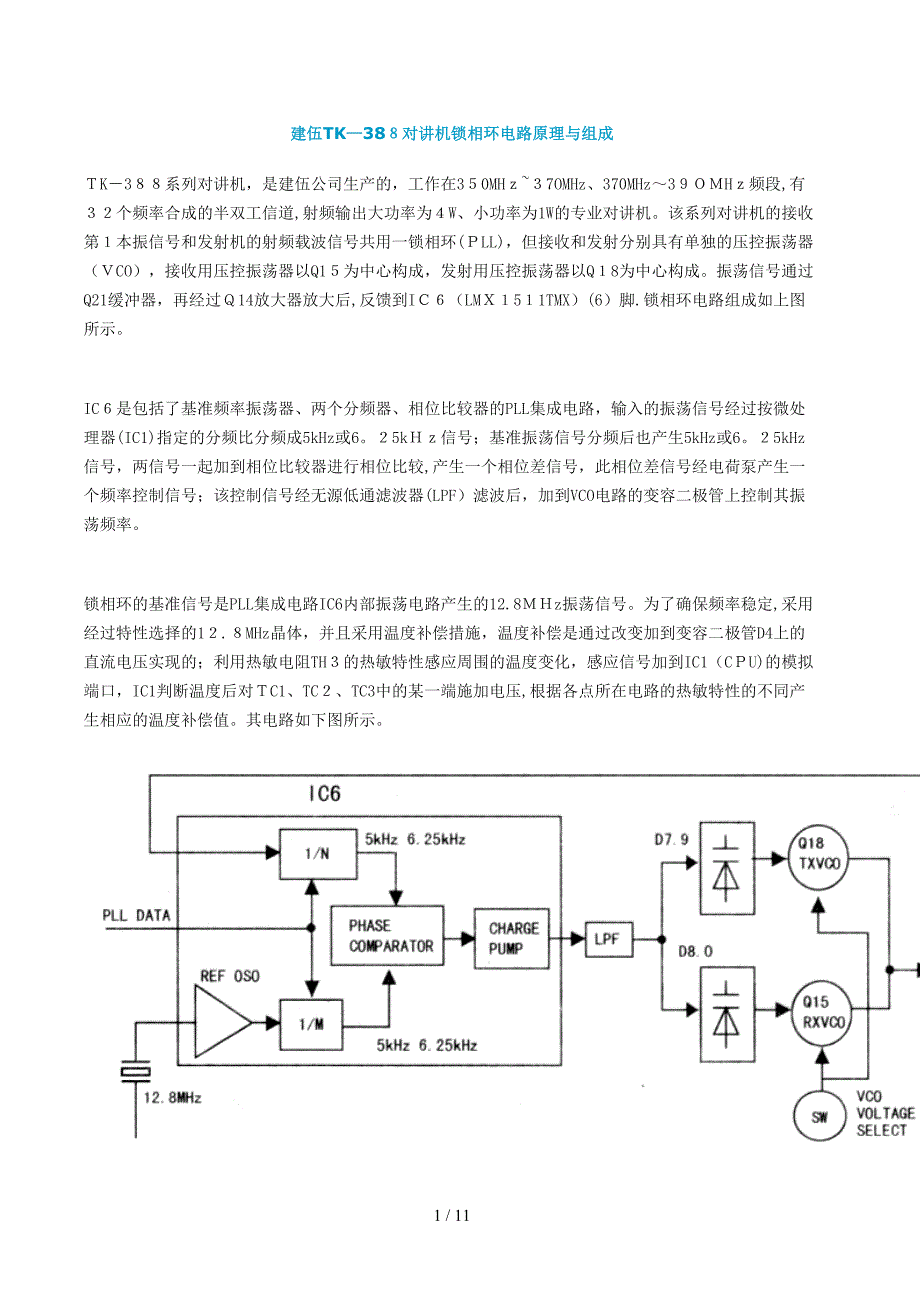 建伍对讲机维修资料_第1页