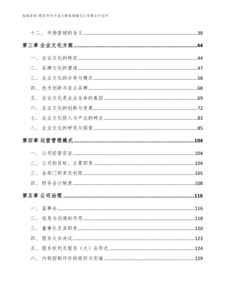 邵武市关于成立新型城镇化公司商业计划书_第2页