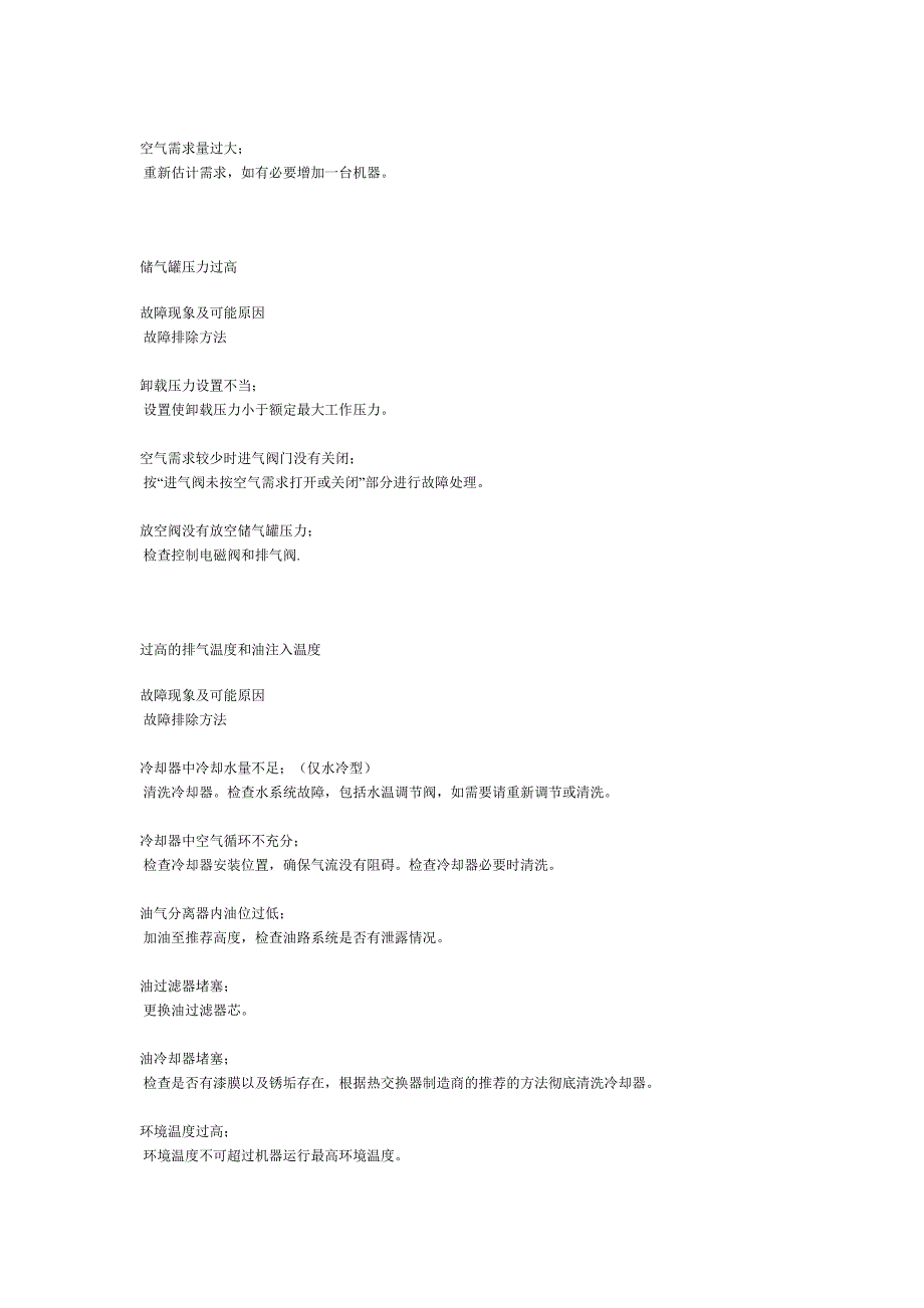 柳州富达空压机常见故障的诊断与排除_第4页