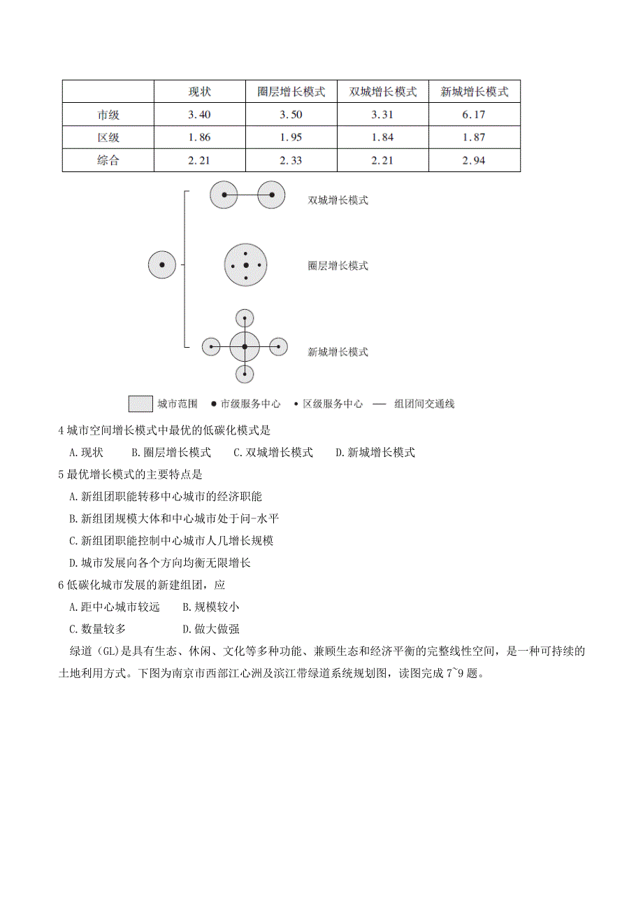 新教材 河北省衡水中学全国高三大联考文综地理试题及答案word版_第2页