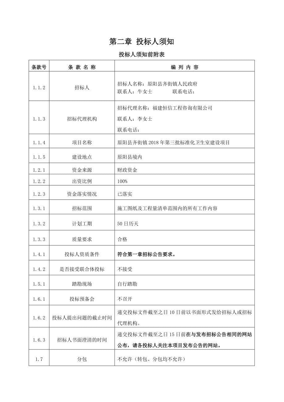 原阳齐街镇2018年第三批标准化卫生室建设项目_第5页